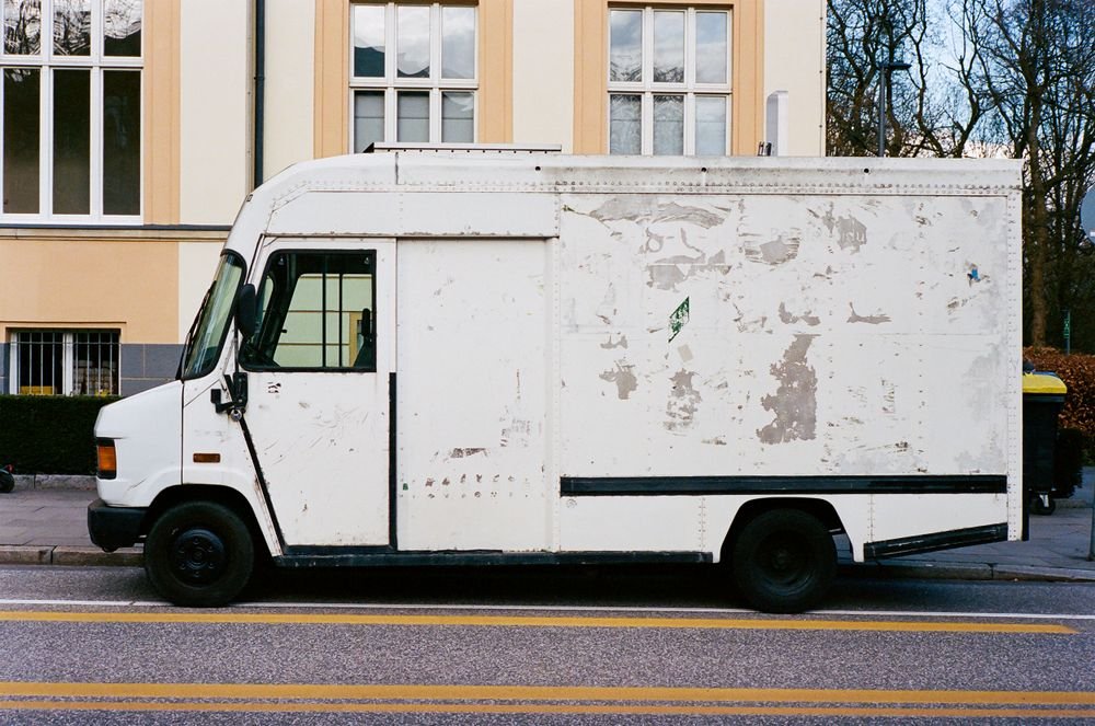 Commercial cargo van ready for expedited freight